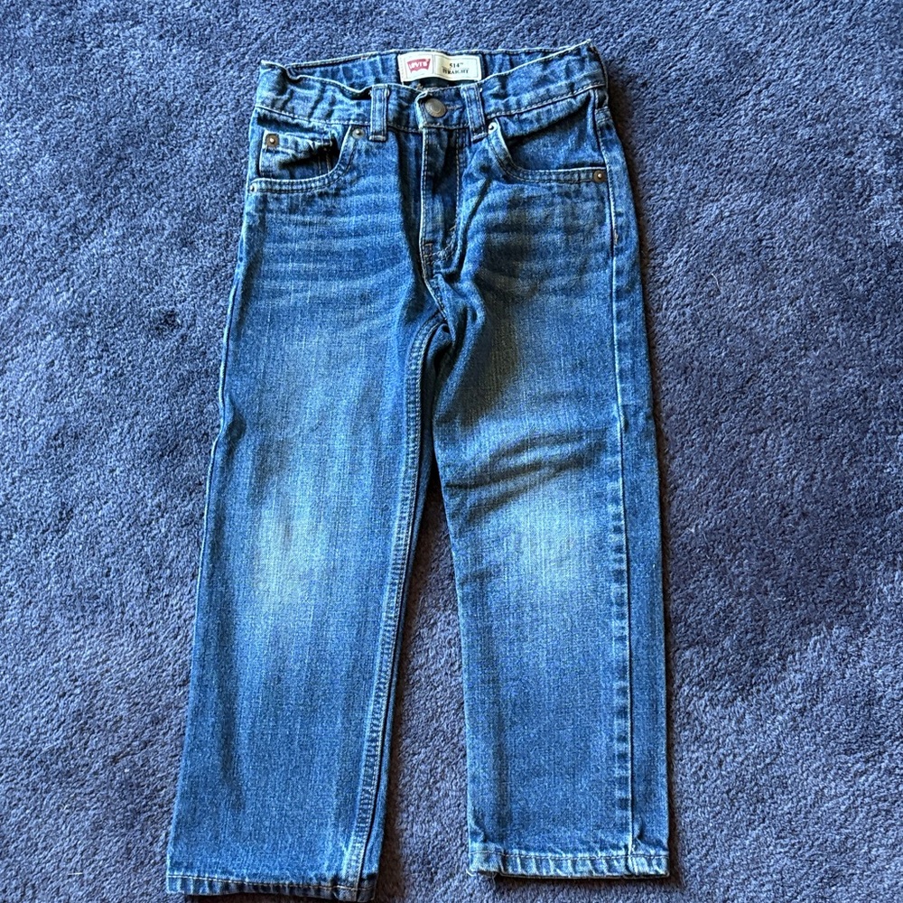 Levi's boys 514 Blue Jeans